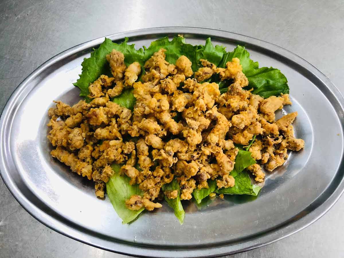 Xiang Cun Seafood Restaurant :Fried Fried Squid (Sotong)